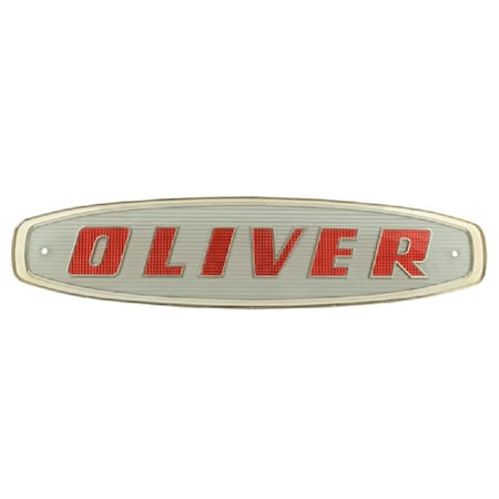 Aftermarket 101430A Front Red Emblem For Oliver Tractor Models 550 770 880 950 990 995 SHN20-0102